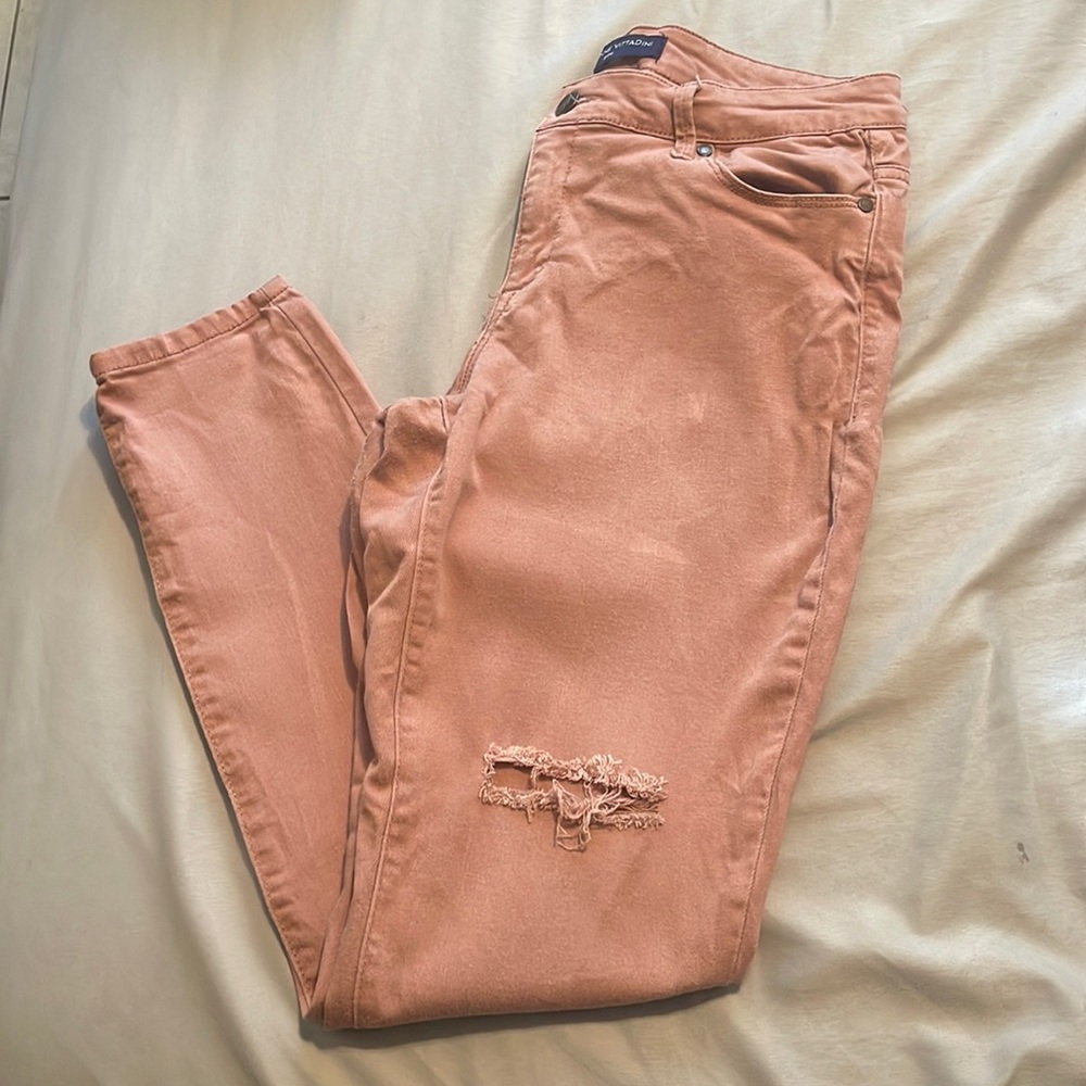 Adrienne Vittadini Salmon Jeans